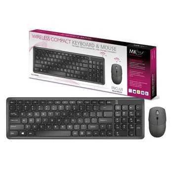 Conjunto De Teclado E Rato Sem Fios Mkplus