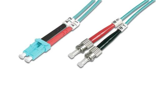 Digitus Lwl Patchkabel Lc -> St 3.00m Multimode Duplex Om3