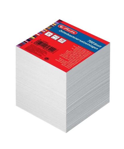 Herlitz Zettelkastenersatzeinlage 9x9 700 Blatt Weiß