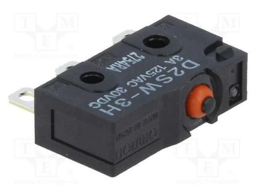 Microinterruptor SNAP ACTION, sem alavanca, SPDT,.