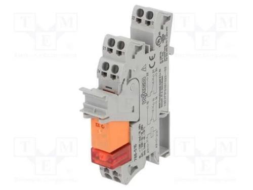 Relé: de interface, DPDT, Ubobina: 230VAC, 8A, 8A.