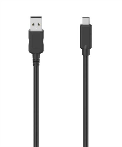 Cabo Usb-C para Usb Hama Technics Eco Pc 1,5 M Preto