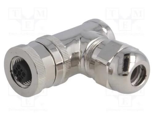 Ficha, M12, Pin: 3, Fêmea, Código A-Devicenet / Canopen, com Cabo