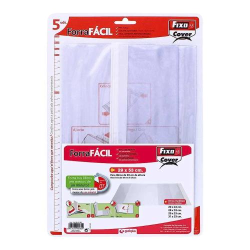 Pack com 5 Folhas de Encadernação Ajustáveis de P.