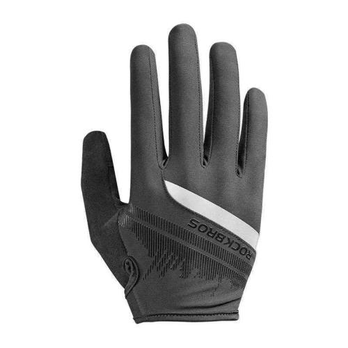 Cyklistické Plné Rukavice Rockbros S247-1 Velikost M (Cerné)