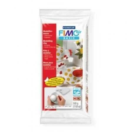 Massa Modelar Staedtler Fimoair Basic Branco 500g