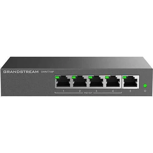 Grandstream Gwn 7700p 5xgbe 4xpoe Unmanaged Switch