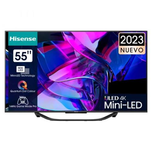 TV Hisense 55" 55U7KQ LED 4K ULED HDR10+ Smart