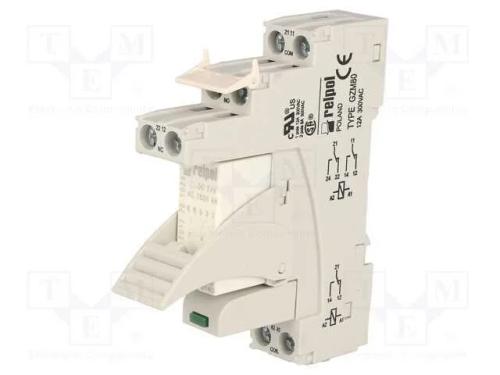 Relé: de interface, DPDT, Ubobina : 24VDC, 8A, 8A.