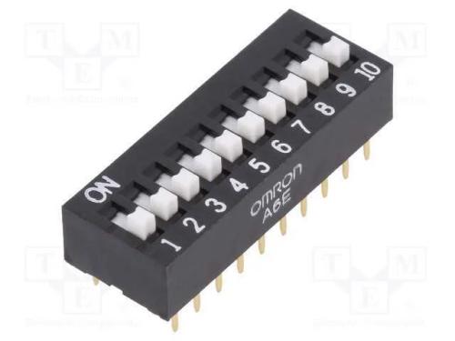 Interruptor: DIP-SWITCH, Quantidade de secções: 1.