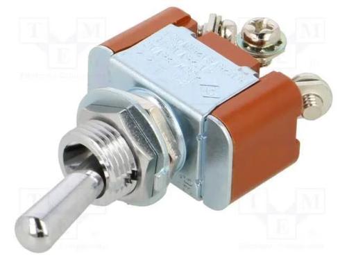 Interruptor: de alavanca, Pos: 2, SPDT, ON-ON, 6A.