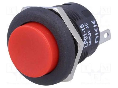 Interruptor: de Pressão, Pos: 2, Spdt, 3a/250vac, 3a/30vdc, On-(On)