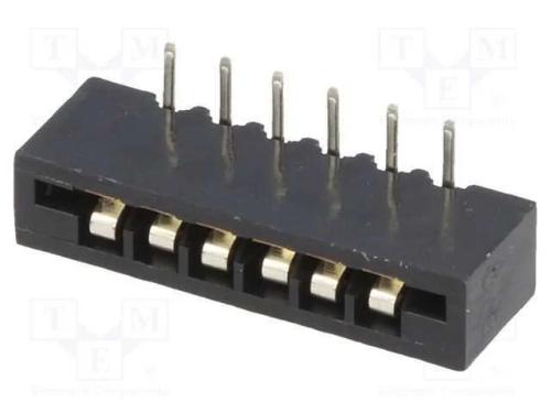 Conector: FFC/FPC, angulares 90, PIN: 6, Non-ZIF,.