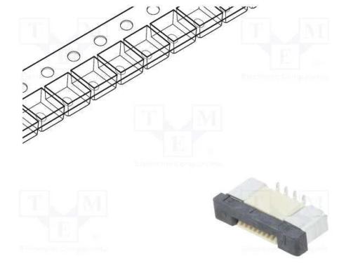 Conector: FFC/FPC, verticais, PIN: 8, ZIF, SMT, 5.