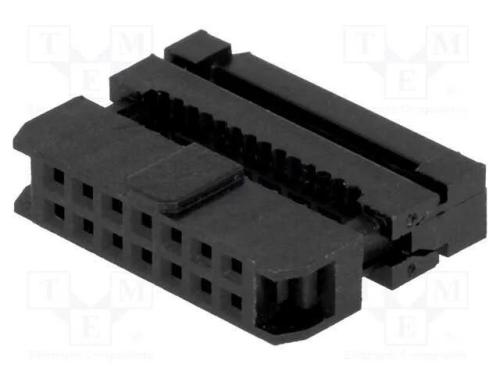 Ficha, IDC, fêmea, PIN: 14, IDC, para fita, 1mm, .