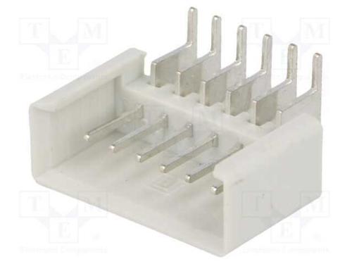 Tomada, Idc, Macho, Pin: 6, Angulares 90, Tht, Estanhado, 2,54mm
