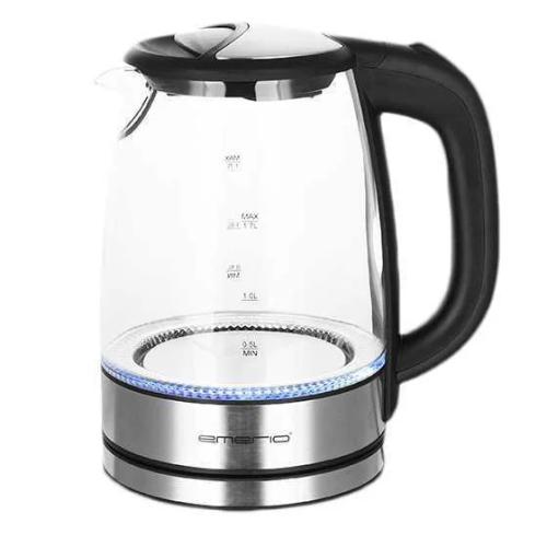 Emerio Wasserkocher, 1.7l, Kabellos, Bpa-Frei