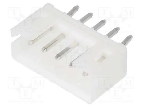 Tomada, Fio-Placa, Macho, 140, 2mm, Pin: 5, Tht, 100v, 2a, Estanhado