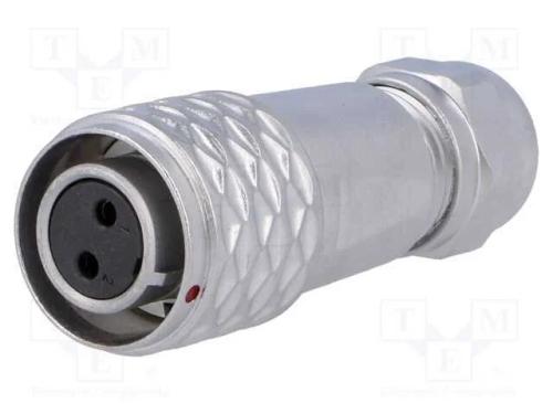 Ficha, SF12, fêmea, PIN: 2, IP67, 4÷6,5mm, 13A, s.