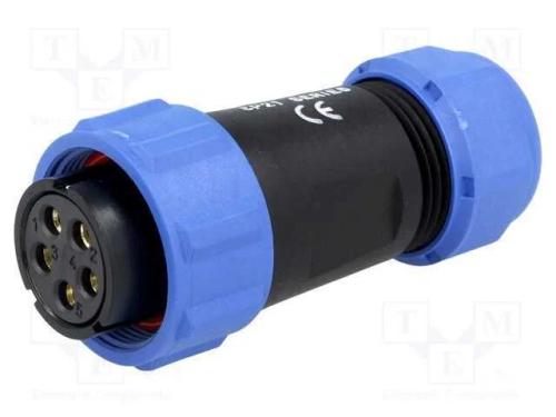 Ficha, SP21, fêmea, PIN: 5, IP68, 7÷12mm, 30A, so.