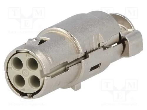 Conector: HDC, fêmea, Han Modular Quintax, PIN: 4.