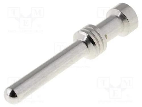 Contacto, macho, liga em cobre, prateado, 1,5mm2,.