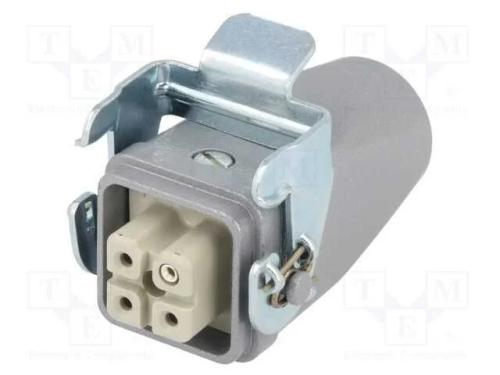 Conector: HDC, ficha, fêmea, EPIC KIT, PIN: 4, 3+.