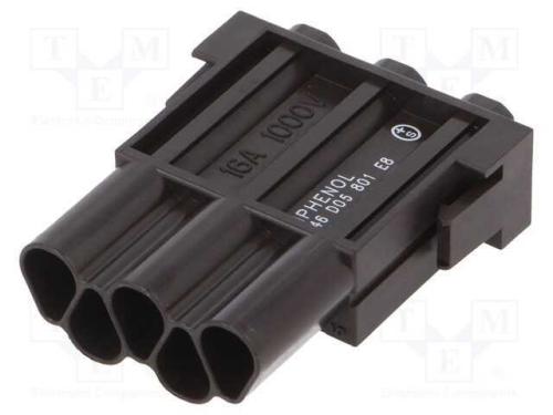 Conector: Hdc, Módulo, Macho, C146,Heavymate M, Pin: 5, 1kv