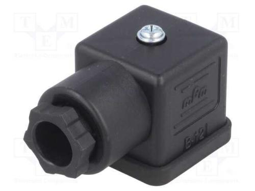Conector: de Válvulas, Ficha, Formato A, 18mm, Fêmea, Pin: 4, 1,5mm2