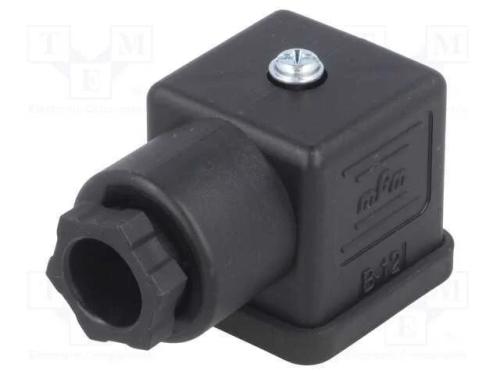 Conector: de Válvulas, Ficha, Formato A, 18mm, Fêmea, Pin: 4, 1,5mm2