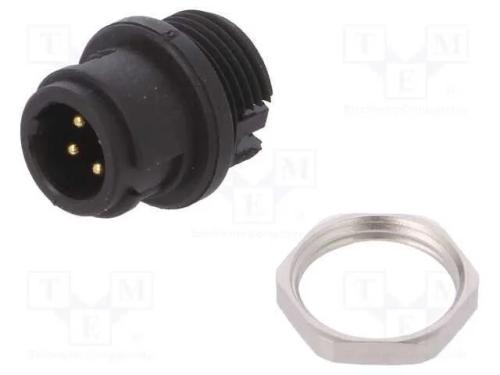 Conector: Redondos, Tomada, 710, Macho, Pin: 4, Não Blindados, 3a