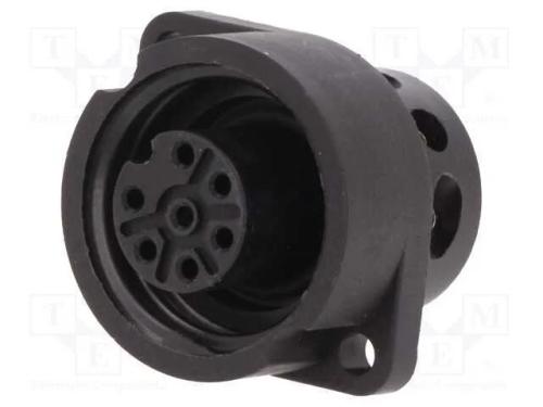 Conector: Redondos, Tomada, 692,693,Rd24, Fêmea, Pin: 7, Prateado