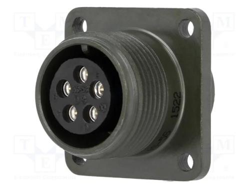 Conector: redondos, tamanho 14S, MS/DS, liga de a.