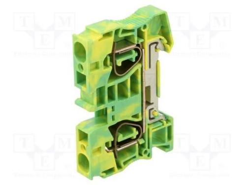 Conector: de carril, 0,2÷16mm2, faixas: 1, braçad.