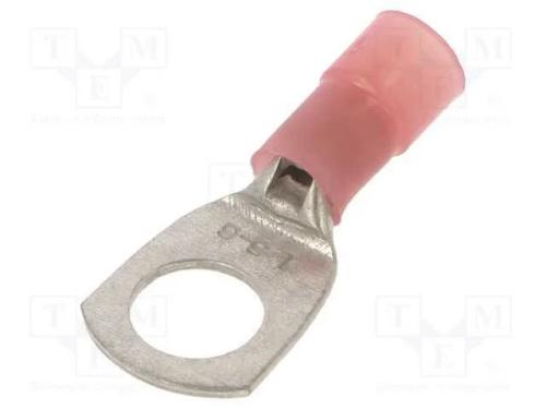 Terminal: anel tubular, M6, : 6,3mm, 0,25÷1,5mm2,.