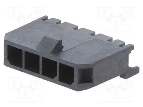 MicroFit 3.0 SR Vert TH Peg Tin 4Ckt