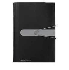 Herlitz Fächermappe A4 Pp Schwarz 12 Fächer M.Gummizug