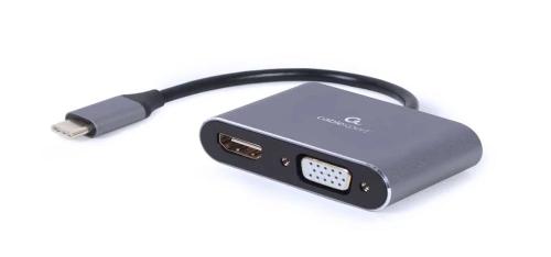Adaptador Usb para Vga/Hdmi Gembird A-Usb3c-Hdmivga-01