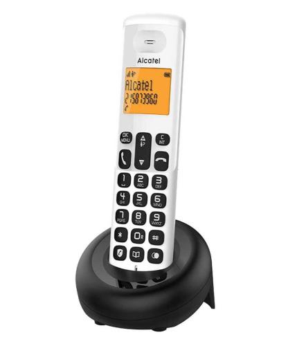 Telefone Fixo s/ Fios E160WT Branco - ALCATEL