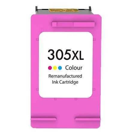 Tinteiro HP Reciclado 305 XL Tricolor (3YM63AE / .