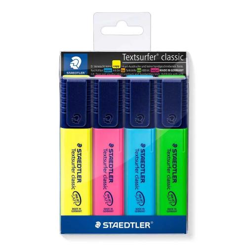 Staedtler Textmarker Textsurfer Clas 4st Etui