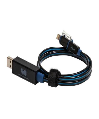 Realpower Usb A/Lightning 0.75m 0,75 M Preto, Azul