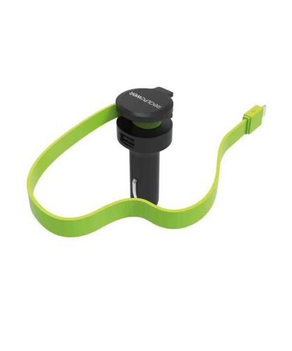 Realpower Kfz-Ladegerät Charger L 2400ma 1xusb 1xlightning