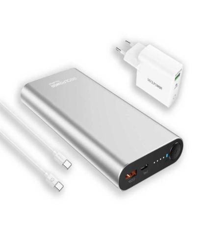 REALPOWER PB-20000PD IÃO-LÍTIO 20000 MAH ALUMÍNIO