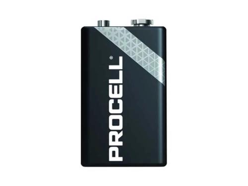 Duracell - Pilha Alcalina Procell 9 V E-Block 6lr61 - 10 Uds.