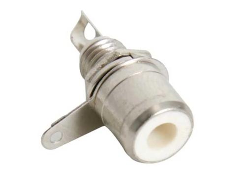 Rca Binding Post Female - Nickel - White