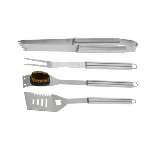 Kit de 4 Utensílios para Churrasqueira