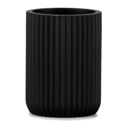 Copo para Escovas de Dentes Resina Preto Mate Ø7x.