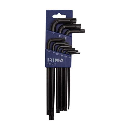 Jogo Petaca 9 Chaves Curvas Pavonadas Torx T10-T5.