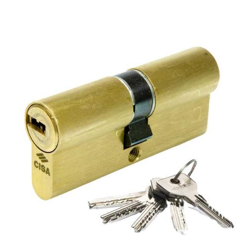 Cilindro Asix 45x45mm Latão 1.0e300.29.0.0000.C5 Cisa